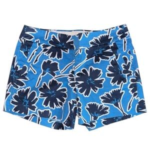 NWOT, J. Crew Bermuda Shorts w/Floral Pattern, W:15”, L:13”
